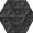 Malmo Hexa Black керамогранит 23,2x26,7