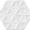 Malmo Hexa White керамогранит 23,2x26,7